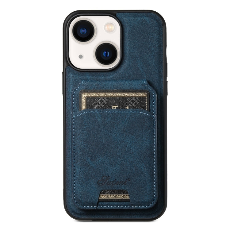 Suteni H16 Litchi Texture Leather Detachable Wallet Back Phone Case, For iPhone 14 Plus, For iPhone 14, For iPhone 14 Pro, For iPhone 14 Pro Max, For iPhone 13 Pro Max, For iPhone 13 Pro, For iPhone 13, For iPhone 12