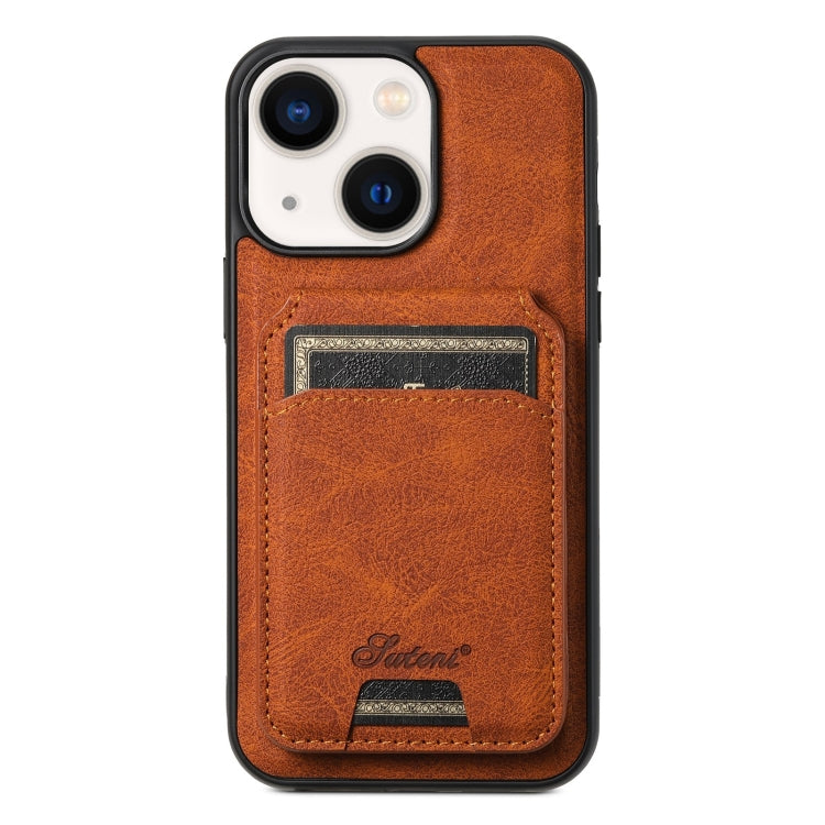 Suteni H16 Litchi Texture Leather Detachable Wallet Back Phone Case, For iPhone 14 Plus, For iPhone 14, For iPhone 14 Pro, For iPhone 14 Pro Max, For iPhone 13 Pro Max, For iPhone 13 Pro, For iPhone 13, For iPhone 12