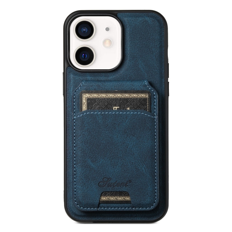 Suteni H16 Litchi Texture Leather Detachable Wallet Back Phone Case, For iPhone 14 Plus, For iPhone 14, For iPhone 14 Pro, For iPhone 14 Pro Max, For iPhone 13 Pro Max, For iPhone 13 Pro, For iPhone 13, For iPhone 12