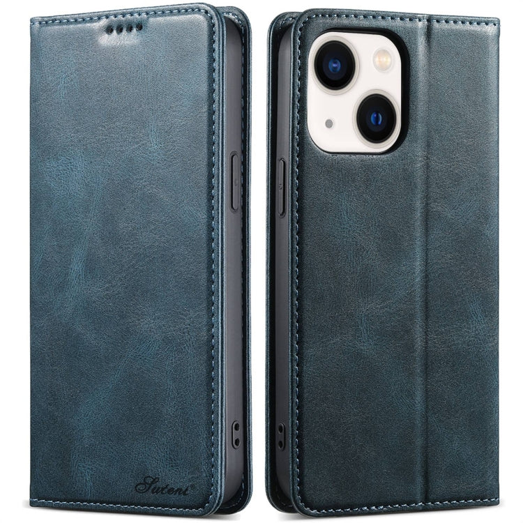 Suteni J02 Oil Wax Wallet Leather Phone Case, For iPhone 15 Plus, For iPhone 15, For iPhone 14 Plus, For iPhone 14, For iPhone 14 Pro, For iPhone 14 Pro Max