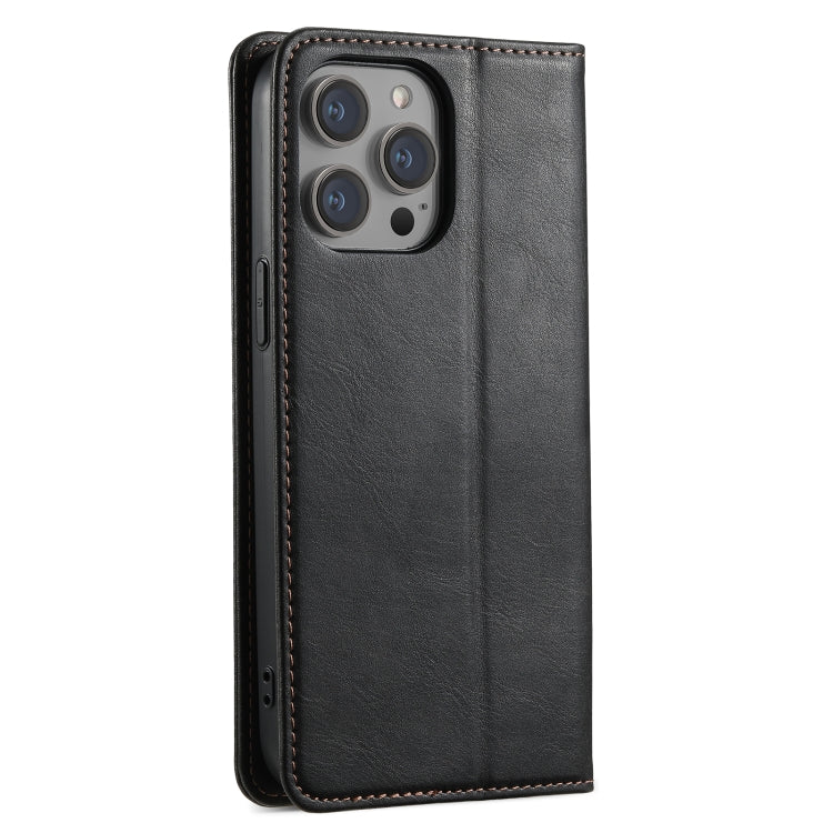 Suteni J02 Oil Wax Wallet Leather Phone Case, For iPhone 13 Pro Max, For iPhone 13 Pro, For iPhone 13, For iPhone 13 mini, For iPhone 12 Pro Max, For iPhone 12 / 12 Pro