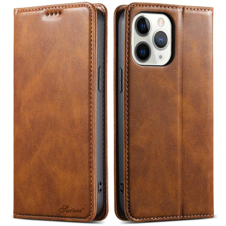 Suteni J02 Oil Wax Wallet Leather Phone Case, For iPhone 12 mini, For iPhone 11 Pro Max, For iPhone 11, For iPhone 11 Pro, For iPhone XR, For iPhone XS Max