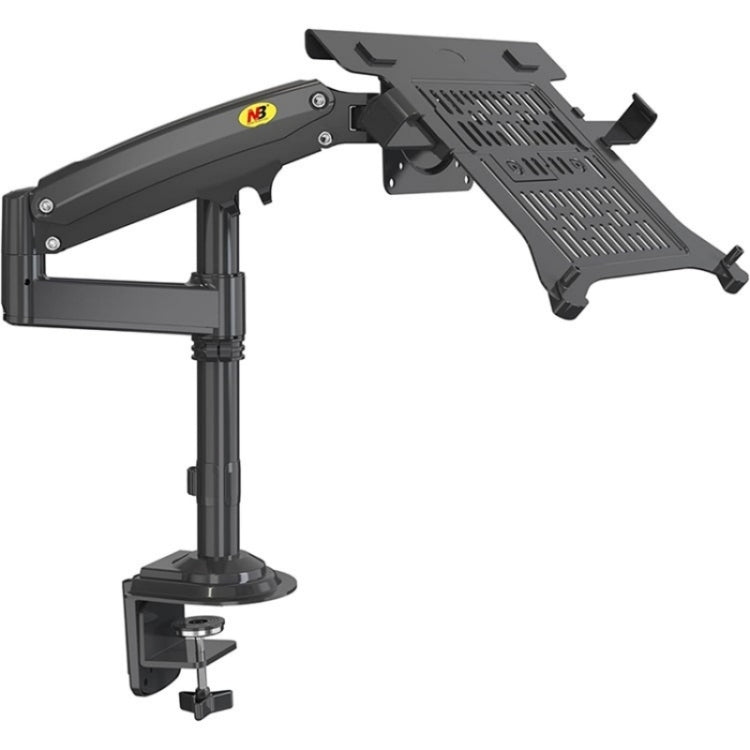 NB H100-FP For 10-17 inch Gas Spring Mechanism Full Motion Arm VESA Board Desktop Laptop Bracket, NB H100-FP