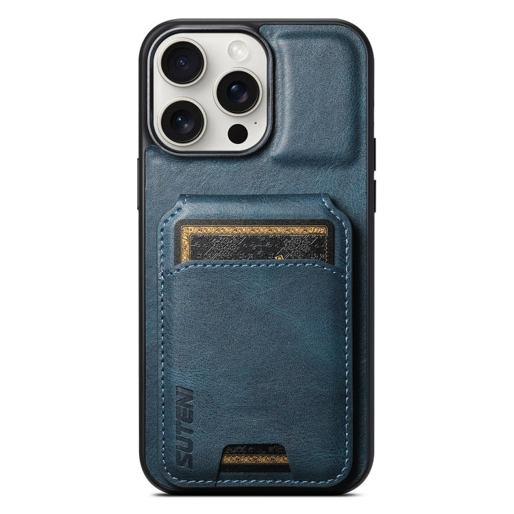 Suteni H02 Leather Wallet Stand Back Phone Case, For iPhone 16 Pro Max, For iPhone 16 Pro, For iPhone 16 Plus, For iPhone 16, For iPhone 15 Pro Max, For iPhone 15 Pro, For iPhone 15 Plus, For iPhone 15, For iPhone 14 Plus, For iPhone 14