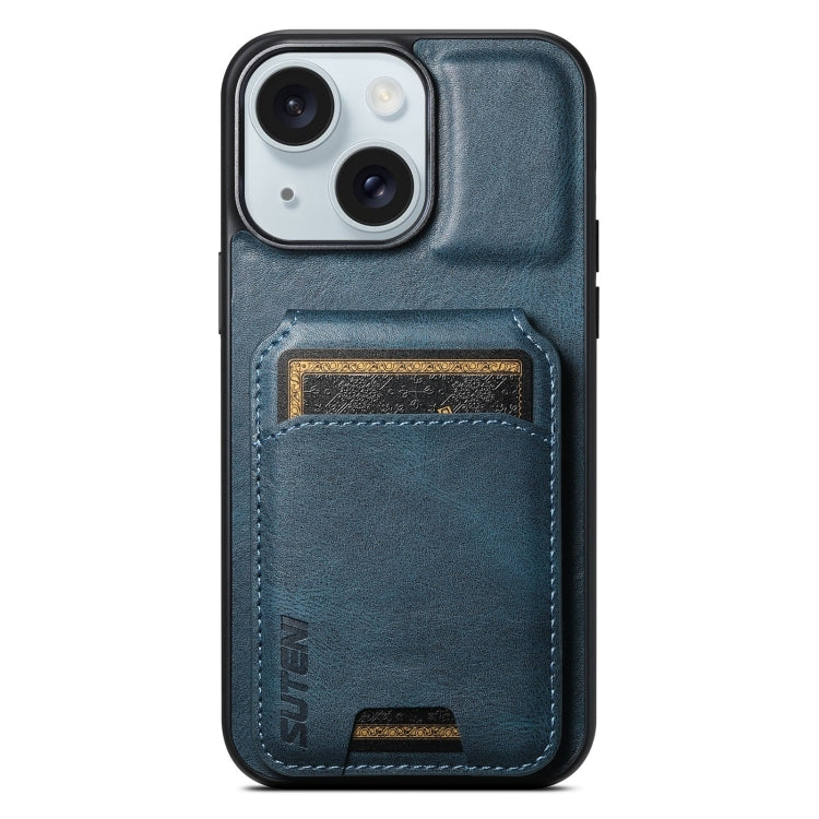 Suteni H02 Leather Wallet Stand Back Phone Case, For iPhone 16 Pro Max, For iPhone 16 Pro, For iPhone 16 Plus, For iPhone 16, For iPhone 15 Pro Max, For iPhone 15 Pro, For iPhone 15 Plus, For iPhone 15, For iPhone 14 Plus, For iPhone 14