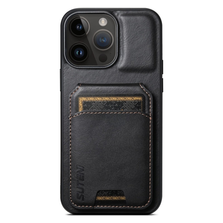 Suteni H02 Leather Wallet Stand Back Phone Case, For iPhone 14 Pro, For iPhone 14 Pro Max, For iPhone 13 Pro Max, For iPhone 13 Pro, For iPhone 13, For iPhone 12 / 12 Pro, For iPhone 12 Pro Max, For iPhone 11 Pro Max, For iPhone 11, For iPhone 11 Pro