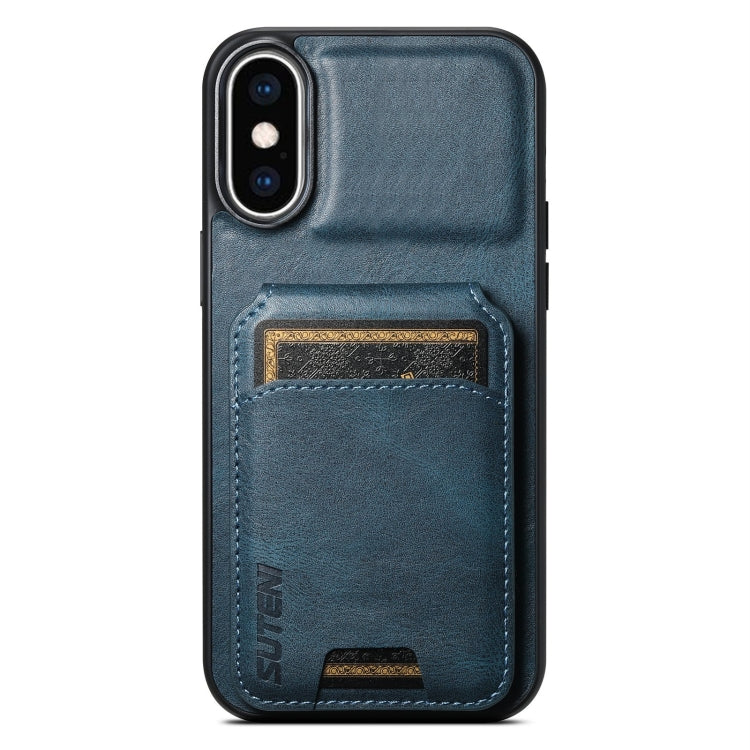 Suteni H02 Leather Wallet Stand Back Phone Case, For iPhone X / XS, For iPhone XR, For iPhone XS Max