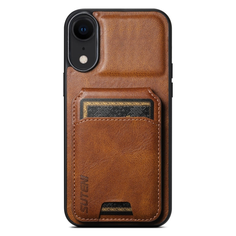 Suteni H02 Leather Wallet Stand Back Phone Case, For iPhone X / XS, For iPhone XR, For iPhone XS Max