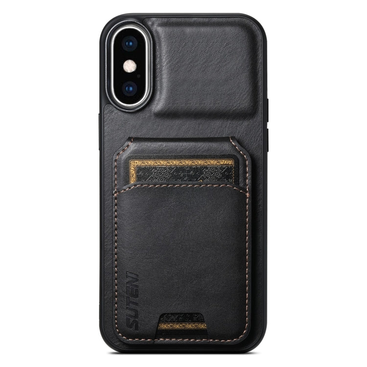 Suteni H02 Leather Wallet Stand Back Phone Case, For iPhone X / XS, For iPhone XR, For iPhone XS Max