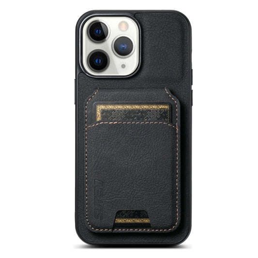Suteni H02 Litchi Leather Card Wallet Stand Back Phone Case, For iPhone 11 Pro, For iPhone XR, For iPhone XS Max, For iPhone X / XS
