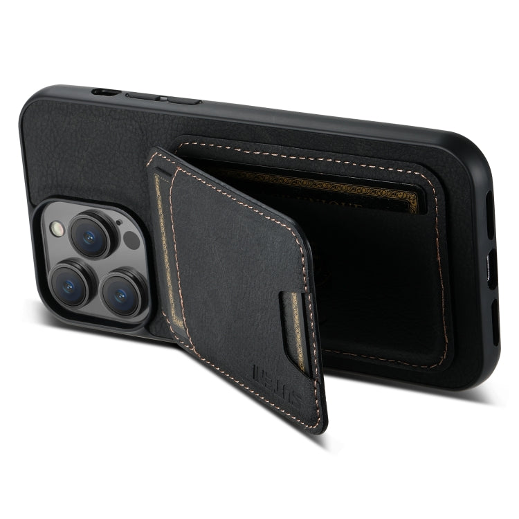 Suteni H02 Litchi Leather Card Wallet Stand Back Phone Case, For iPhone 11 Pro, For iPhone XR, For iPhone XS Max, For iPhone X / XS