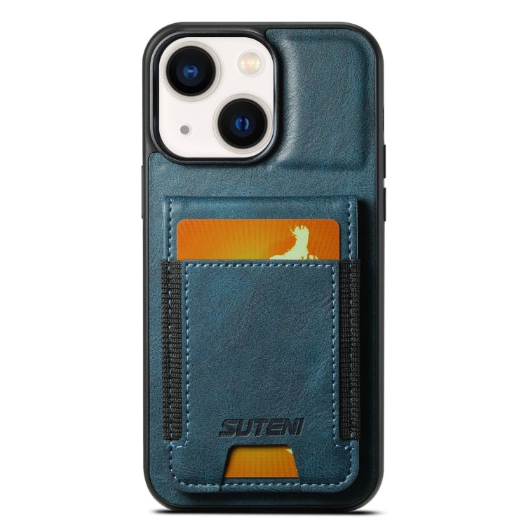 Suteni H03 Oil Wax Leather Wallet Stand Back Phone Case, For iPhone 16 Pro Max, For iPhone 16 Pro, For iPhone 16 Plus, For iPhone 16, For iPhone 15 Pro Max, For iPhone 15 Pro, For iPhone 15 Plus, For iPhone 15, For iPhone 14 Plus, For iPhone 14