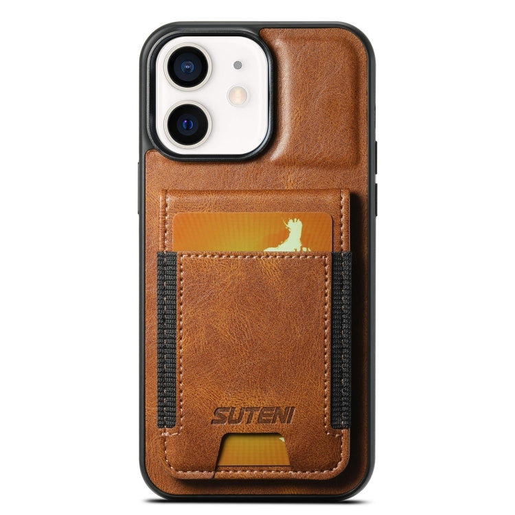 Suteni H03 Oil Wax Leather Wallet Stand Back Phone Case, For iPhone 14 Pro, For iPhone 14 Pro Max, For iPhone 13 Pro Max, For iPhone 13 Pro, For iPhone 13, For iPhone 12 Pro Max, For iPhone 11 Pro Max, For iPhone 11, For iPhone 11 Pro