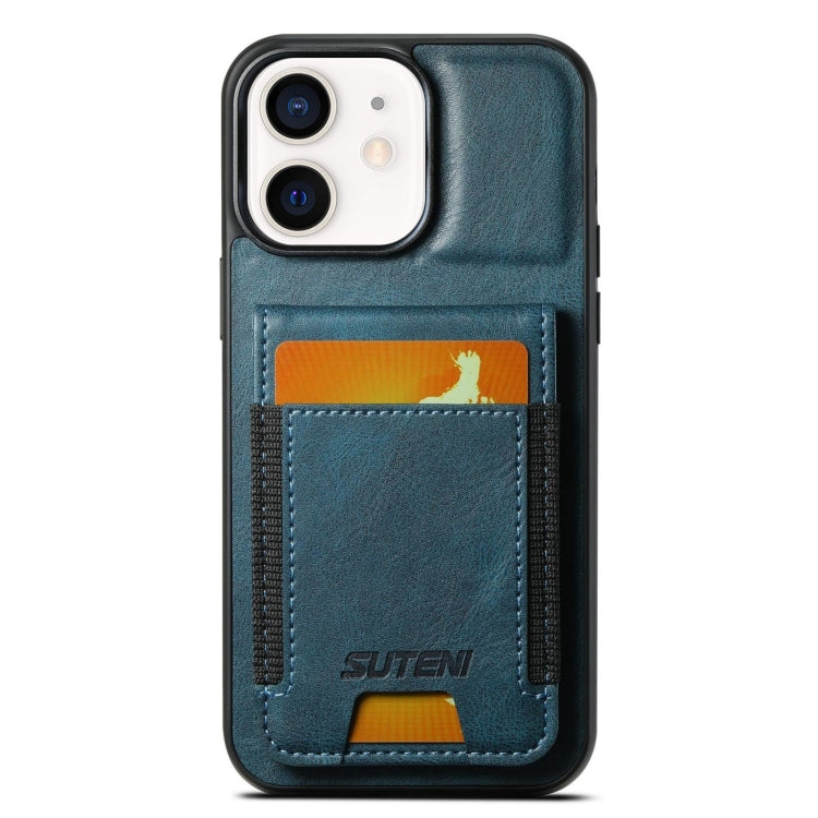 Suteni H03 Oil Wax Leather Wallet Stand Back Phone Case, For iPhone 14 Pro, For iPhone 14 Pro Max, For iPhone 13 Pro Max, For iPhone 13 Pro, For iPhone 13, For iPhone 12 Pro Max, For iPhone 11 Pro Max, For iPhone 11, For iPhone 11 Pro