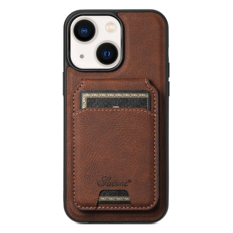 Suteni H17 Litchi Texture Leather MagSafe Detachable Wallet Phone Case, For iPhone 14 Plus, For iPhone 14, For iPhone 14 Pro, For iPhone 14 Pro Max, For iPhone 13 Pro Max, For iPhone 13 Pro, For iPhone 13, For iPhone 12