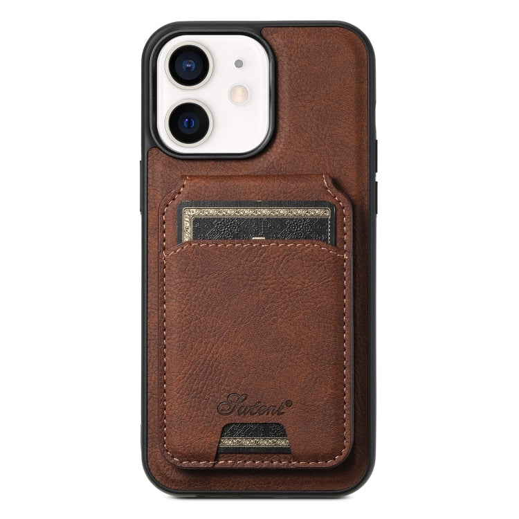 Suteni H17 Litchi Texture Leather MagSafe Detachable Wallet Phone Case, For iPhone 14 Plus, For iPhone 14, For iPhone 14 Pro, For iPhone 14 Pro Max, For iPhone 13 Pro Max, For iPhone 13 Pro, For iPhone 13, For iPhone 12