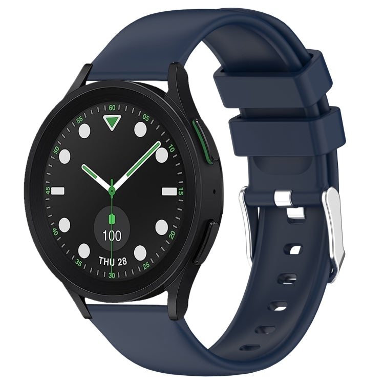 20mm Smooth Solid Color Silicone Watch Band, For Samsung Galaxy watch 5 Pro Golf Edition, For Samsung Galaxy watch 5 Golf Edition