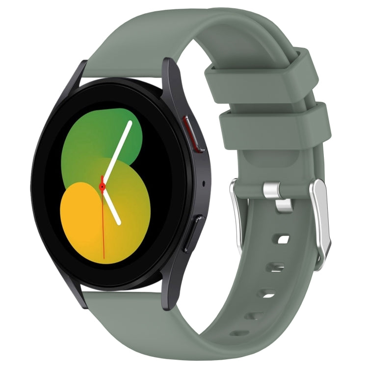 20mm Smooth Solid Color Silicone Watch Band, For Samsung Galaxy Watch 5  40mm, For Samsung Galaxy Watch 4 44mm