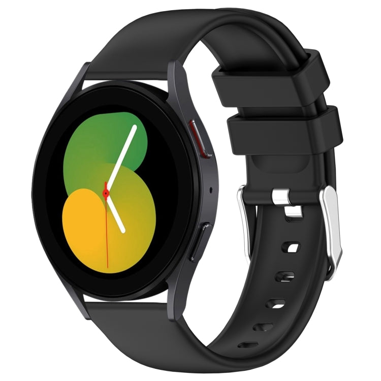 20mm Smooth Solid Color Silicone Watch Band, For Samsung Galaxy Watch 5  40mm, For Samsung Galaxy Watch 4 44mm