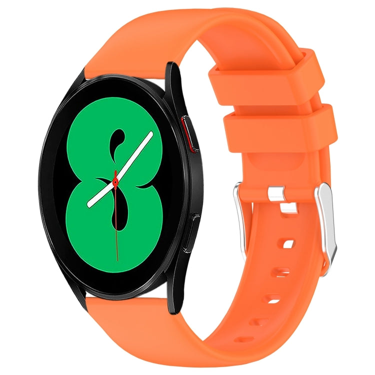 20mm Smooth Solid Color Silicone Watch Band, For Samsung Galaxy Watch 5  40mm, For Samsung Galaxy Watch 4 44mm