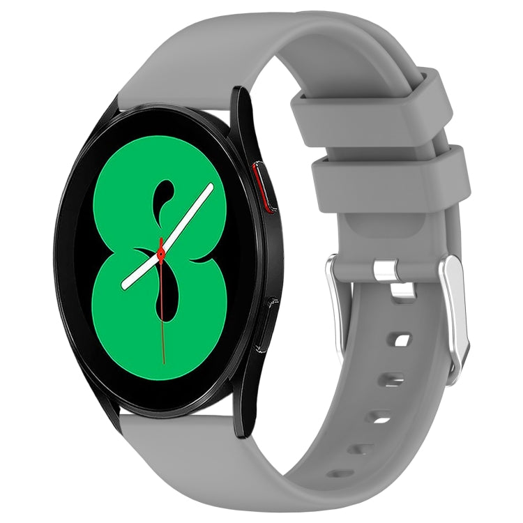 20mm Smooth Solid Color Silicone Watch Band, For Samsung Galaxy Watch 5  40mm, For Samsung Galaxy Watch 4 44mm