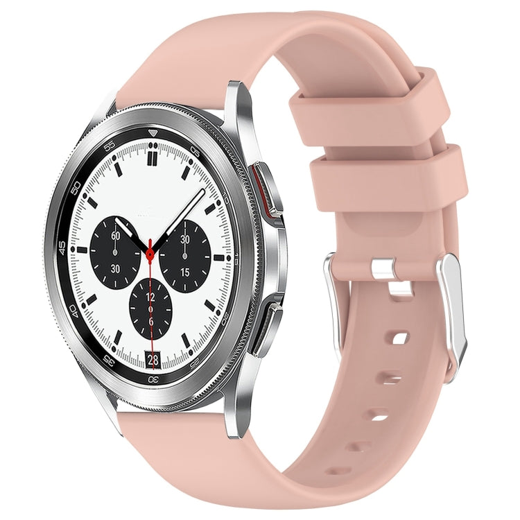 20mm Smooth Solid Color Silicone Watch Band, For Samsung  Galaxy Watch 4 Classic 42mm, For Samsung Galaxy Watch Active 2 44mm