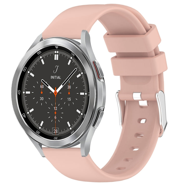 20mm Smooth Solid Color Silicone Watch Band, For Samsung Galaxy Watch 4 40mm, For Samsung  Galaxy Watch 4 Classic 46mm