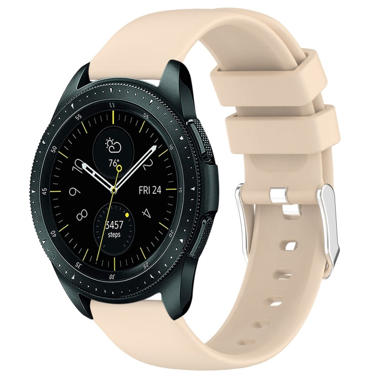 20mm Smooth Solid Color Silicone Watch Band, For Samsung Galaxy Watch Active 2 40mm, For Samsung Galaxy Watch 42mm