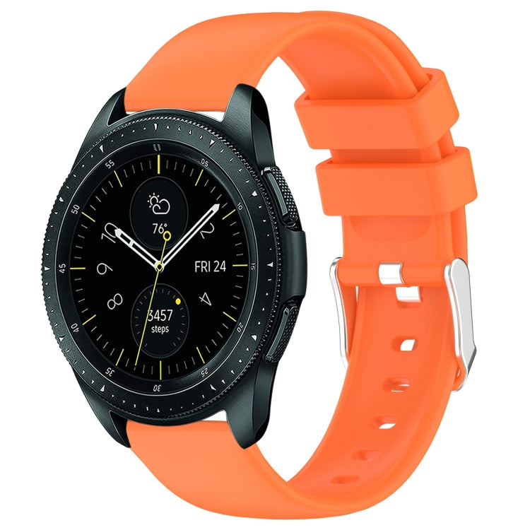 20mm Smooth Solid Color Silicone Watch Band, For Samsung Galaxy Watch Active 2 40mm, For Samsung Galaxy Watch 42mm
