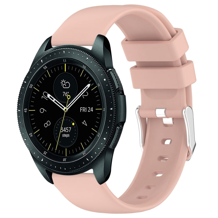 20mm Smooth Solid Color Silicone Watch Band, For Samsung Galaxy Watch Active 2 40mm, For Samsung Galaxy Watch 42mm