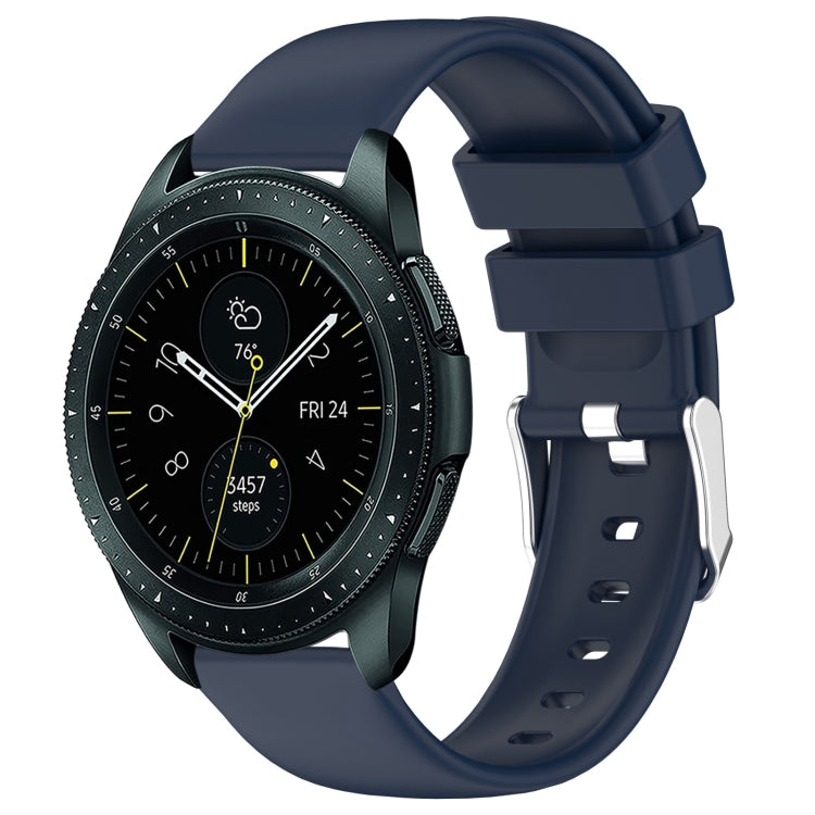 20mm Smooth Solid Color Silicone Watch Band, For Samsung Galaxy Watch Active 2 40mm, For Samsung Galaxy Watch 42mm
