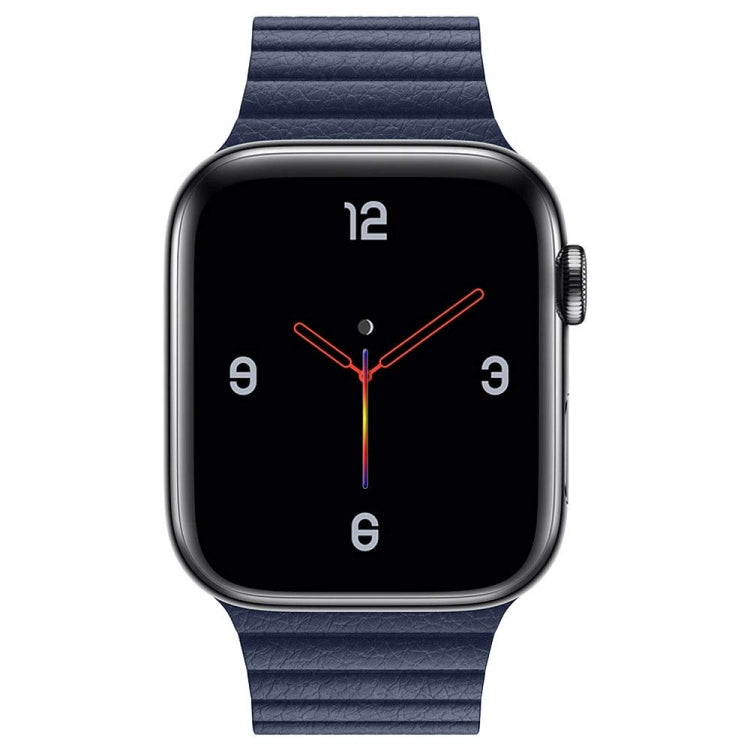 Universal Leather Magnetic Band For Apple iWatch1 2 3 4  38mm/40mm, black, blue, red, white, brown