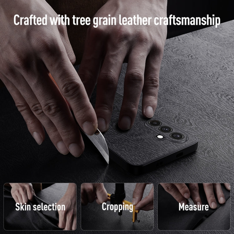 Tree Bark Leather Shockproof Phone Case, For Samsung Galaxy A26 5G, For Samsung Galaxy A36, For Samsung Galaxy A16 4G, For Samsung Galaxy A06 4G, For Samsung Galaxy S24 FE 5G, For Samsung Galaxy M55, For Samsung Galaxy A55, For Samsung Galaxy S23 FE 5G