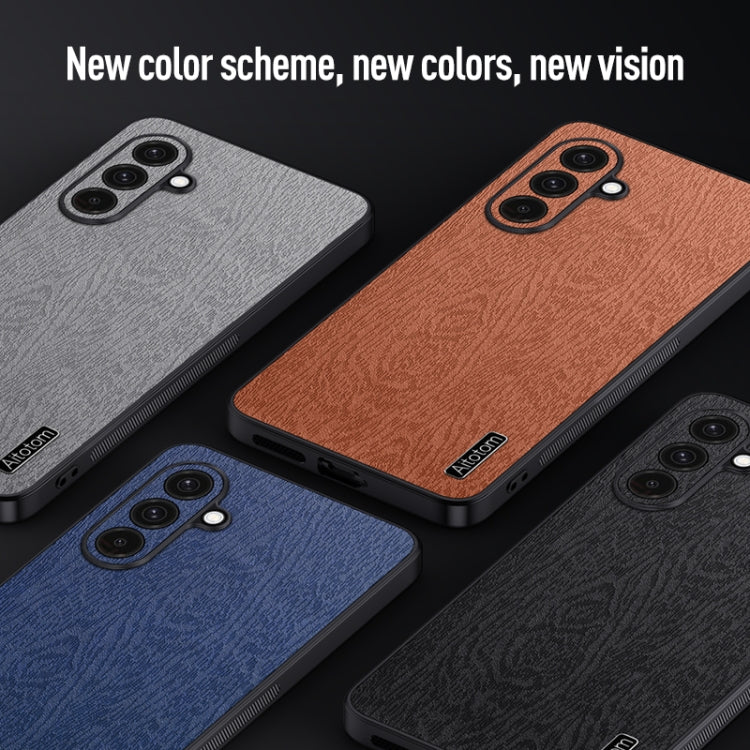 Tree Bark Leather Shockproof Phone Case, For Samsung Galaxy A26 5G, For Samsung Galaxy A36, For Samsung Galaxy A16 4G, For Samsung Galaxy A06 4G, For Samsung Galaxy S24 FE 5G, For Samsung Galaxy M55, For Samsung Galaxy A55, For Samsung Galaxy S23 FE 5G