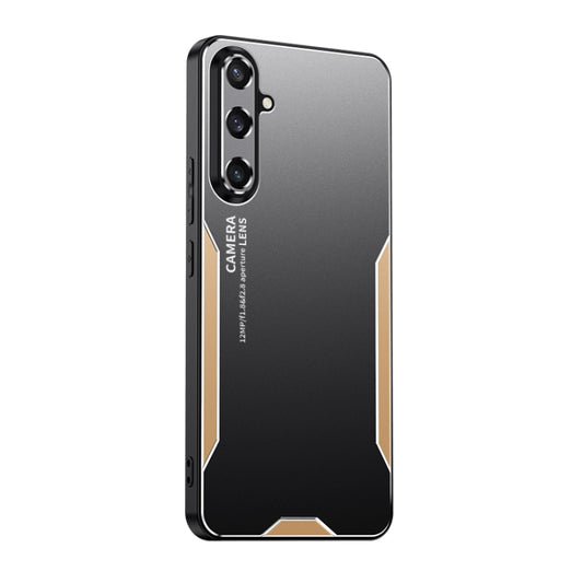 Blade Series TPU Hybrid Metal Phone Case, For Samsung Galaxy S23 FE 5G, For Samsung Galaxy S23+ 5G, For Samsung Galaxy S23 5G, For Samsung Galaxy A14, For Samsung Galaxy S20 FE, For Samsung Galaxy S22+ 5G