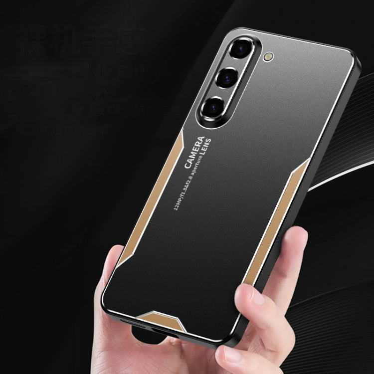 Blade Series TPU Hybrid Metal Phone Case, For Samsung Galaxy A26 5G, For Samsung Galaxy A36 5G, For Samsung Galaxy S25 5G, For Samsung Galaxy S25+ 5G, For Samsung Galaxy S25 Ultra 5G, For Samsung Galaxy A16 5G, For Samsung Galaxy A06 4G