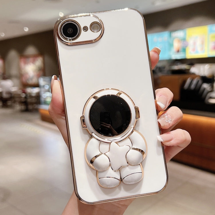 Embrace Stars Electroplating Astronaut Holder Phone Case, For iPhone SE 2022 / 7 / 8, For iPhone 13 Pro Max, For iPhone 13 Pro, For  iPhone 13