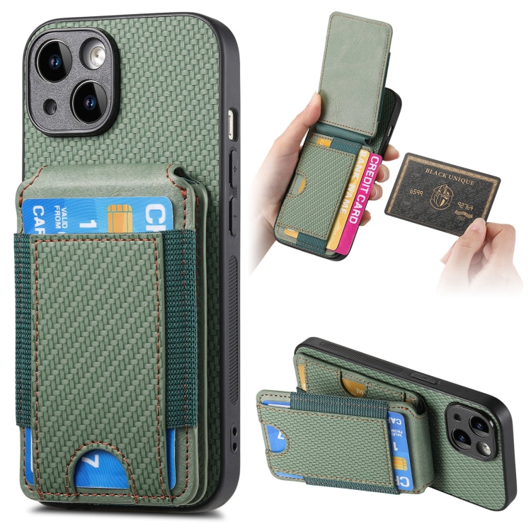 Carbon Fiber Vertical Flip Wallet Stand Phone Case, For iPhone 13 Pro Max, For iPhone 13 Pro, For iPhone 13, For iPhone 12, For iPhone 12 Pro Max, For iPhone 12 Pro