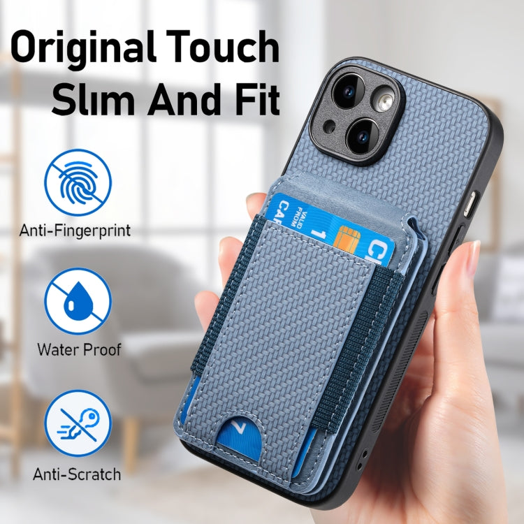 Carbon Fiber Vertical Flip Wallet Stand Phone Case, For iPhone 11 Pro Max, For iPhone 11, For iPhone 11 Pro, For iPhone XR, For iPhone XS Max, For iPhone 7 / 8 / SE 2022