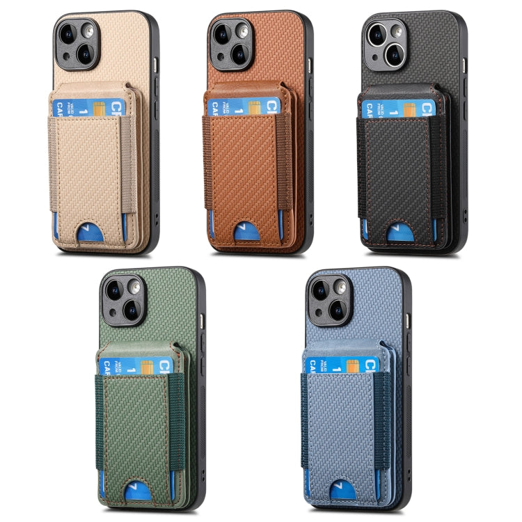 Carbon Fiber Vertical Flip Wallet Stand Phone Case, For iPhone 11 Pro Max, For iPhone 11, For iPhone 11 Pro, For iPhone XR, For iPhone XS Max, For iPhone 7 / 8 / SE 2022