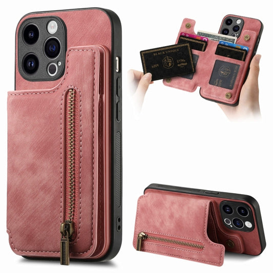 Retro Leather Zipper Wallet Back Phone Case, For iPhone 14 Pro Max, For iPhone 7 / 8/ SE 2022, For iPhone 13 Pro Max, For iPhone 13 Pro