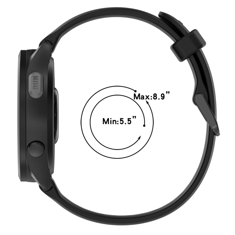 20mm Two Color Textured Silicone Watch Band, For Samsung Galaxy Watch 5  44mm, For Samsung Galaxy Watch 5 Pro  45mm