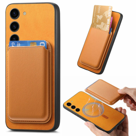 Retro Magsafe Card Bag PU Back Cover Phone Case, For Samsung Galaxy S23 5G, For Samsung Galaxy A16, For Samsung Galaxy A15