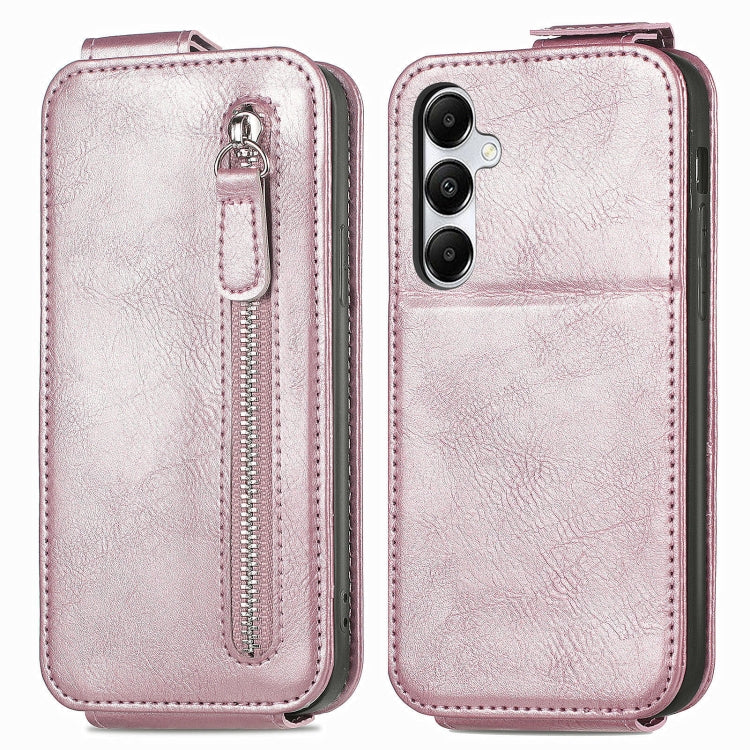 Zipper Wallet Vertical Flip Leather Phone Case, For Samsung Galaxy A06, For Samsung Galaxy S24 FE 5G, For Samsung Galaxy M35, For Samsung Galaxy M15, For Samsung Galaxy A15, For Samsung Galaxy S24 Ultra 5G, For Samsung Galaxy S24+ 5G