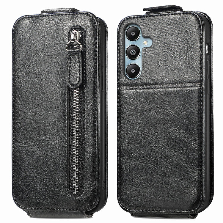 Zipper Wallet Vertical Flip Leather Phone Case, For Samsung Galaxy A05, For Samsung Galaxy A05s, For Samsung Galaxy M14, For Samsung Galaxy XCover 5