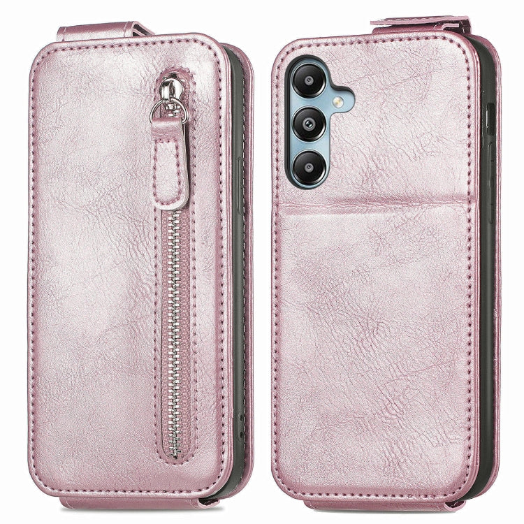 Zipper Wallet Vertical Flip Leather Phone Case, For Samsung Galaxy A05, For Samsung Galaxy A05s, For Samsung Galaxy M14, For Samsung Galaxy XCover 5