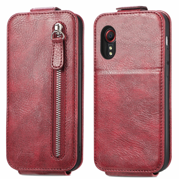 Zipper Wallet Vertical Flip Leather Phone Case, For Samsung Galaxy A05, For Samsung Galaxy A05s, For Samsung Galaxy M14, For Samsung Galaxy XCover 5