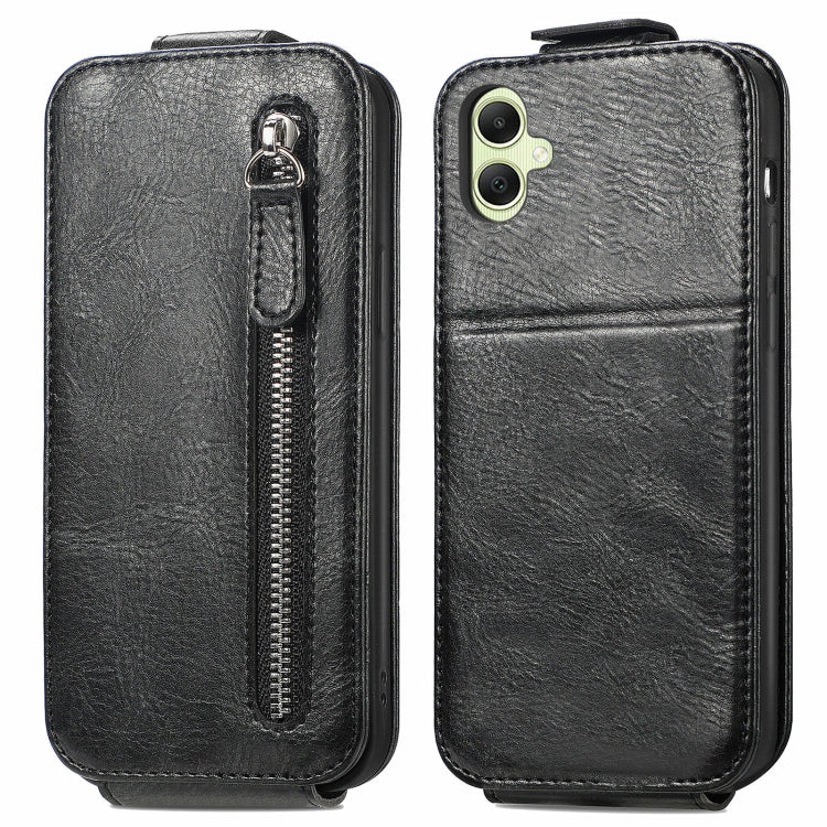 Zipper Wallet Vertical Flip Leather Phone Case, For Samsung Galaxy A06, For Samsung Galaxy S24 FE 5G, For Samsung Galaxy M35, For Samsung Galaxy M15, For Samsung Galaxy A15, For Samsung Galaxy S24 Ultra 5G, For Samsung Galaxy S24+ 5G