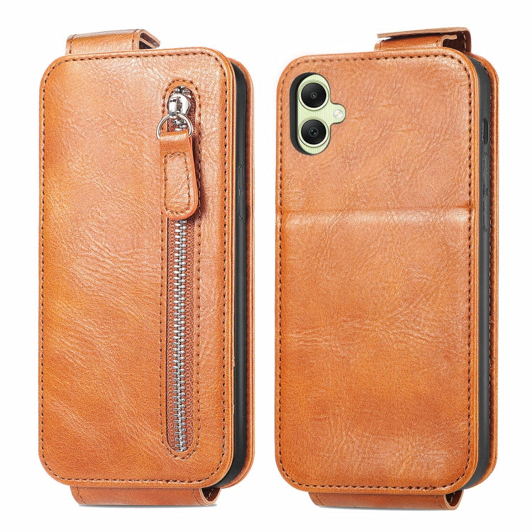 Zipper Wallet Vertical Flip Leather Phone Case, For Samsung Galaxy A06, For Samsung Galaxy S24 FE 5G, For Samsung Galaxy M35, For Samsung Galaxy M15, For Samsung Galaxy A15, For Samsung Galaxy S24 Ultra 5G, For Samsung Galaxy S24+ 5G