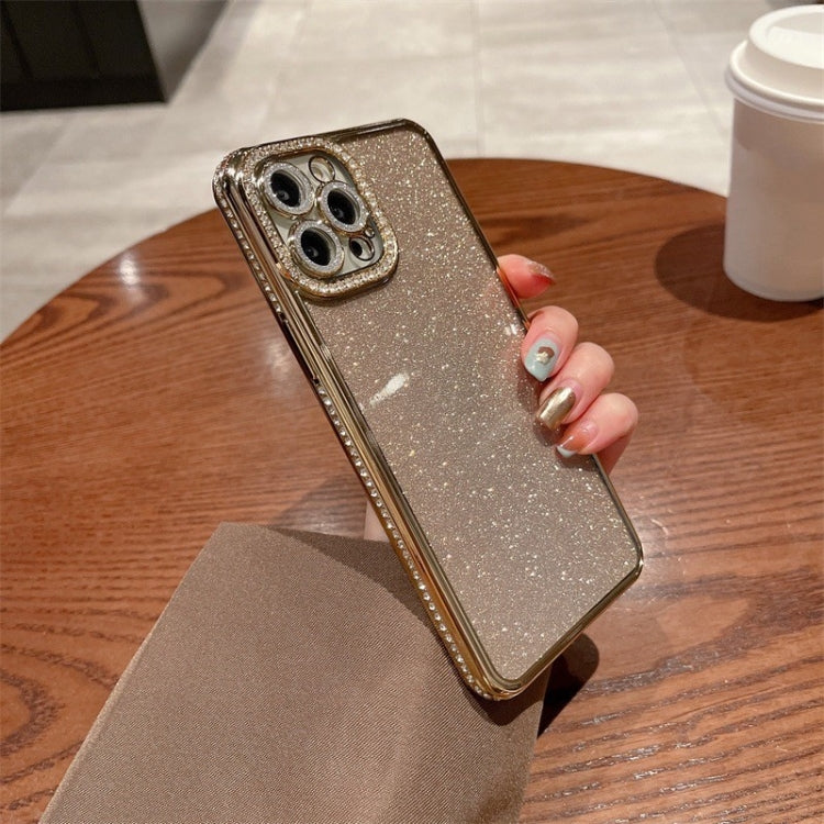 Diamond Glitter TPU Phone Case, For iPhone 15 Pro Max, For iPhone 15 Pro, For iPhone 15 Plus, For iPhone 15